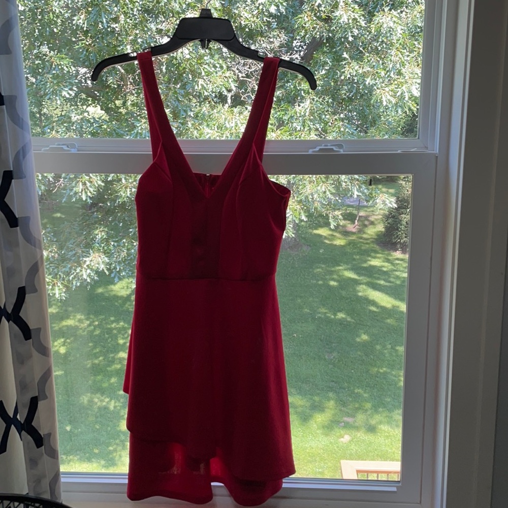 A Red homecoming dress